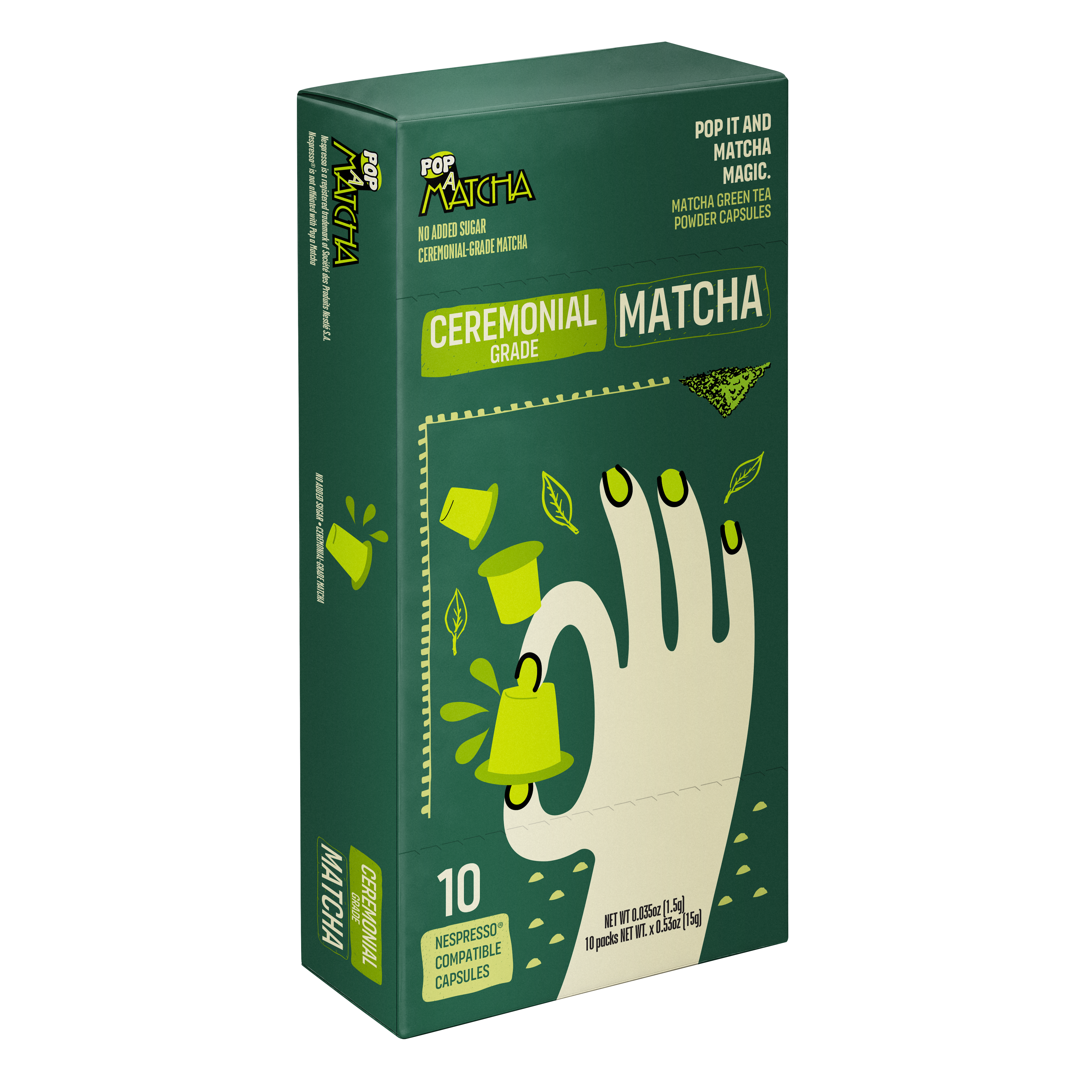 Pop Matcha Ceremonial Grade Matcha box